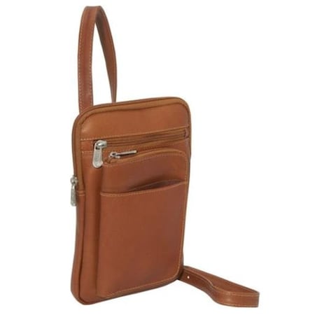 Piel Leather Piel Leather 8625 Hanging Travel Organizer - Saddle 8625